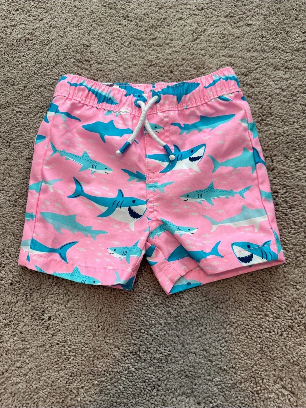 Gymboree Aqua & Pink Shark Two-Piece Rashguard Set